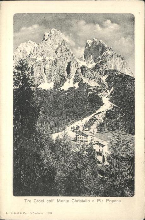 Tre Croci Monte Christallo Piz Popena