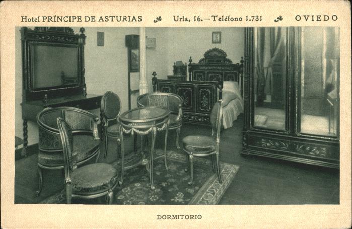 Oviedo Asturias Dormitorio Hotel Principe de Asturias