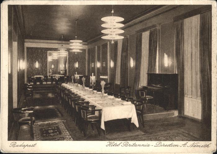 Budapest Hotel Britannia