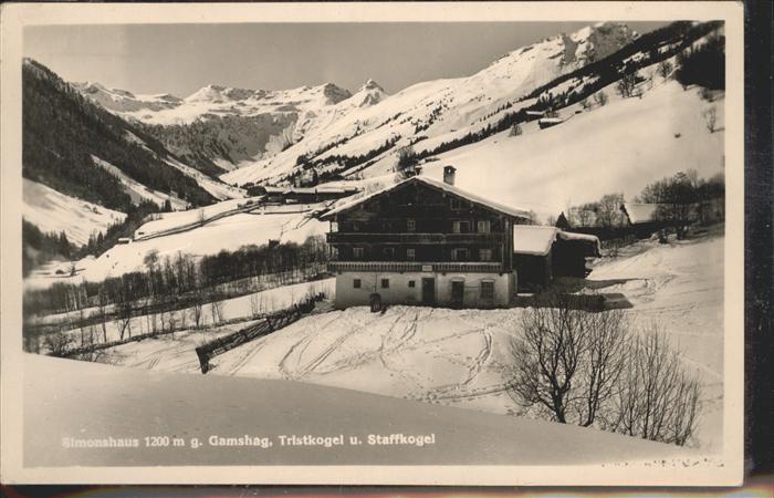 Gamshag Simonshaus Tristkogel Staffkogel