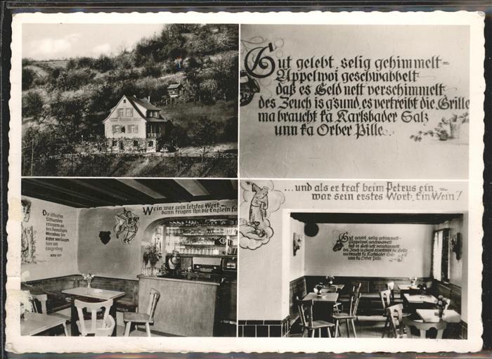 Bad Orb Gaststätte Aeppelwai Müller