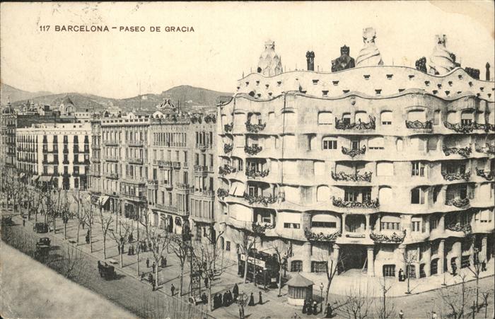 Barcelona Cataluna Paseo de Gracia