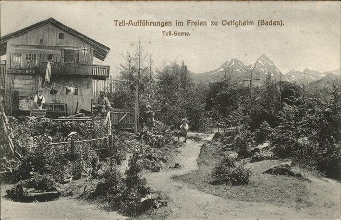 Oetigheim Tell Aufführungen im Freien Tell Scene