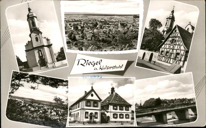 Riegel Kaiserstuhl Fachwerkhaus Kirche Brücke