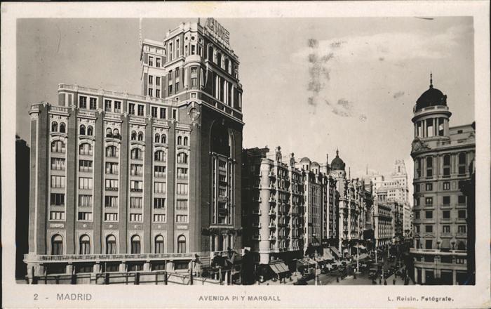 Madrid Spain Avenida