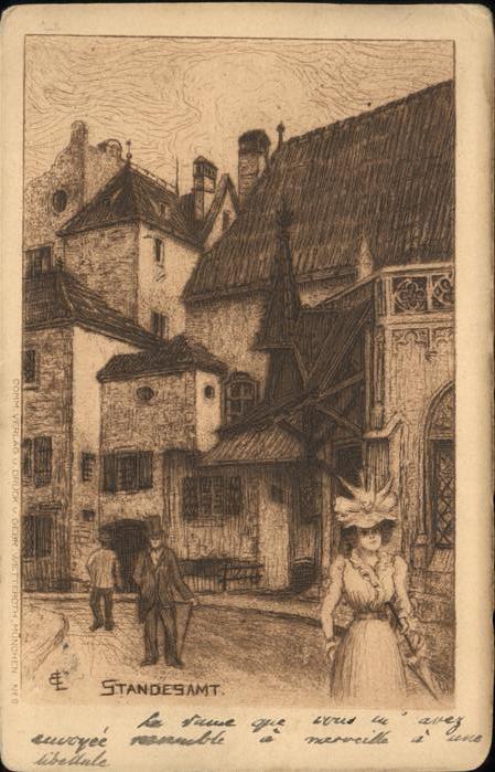 Muenchen Bayern [handschriftlich] Standesamt