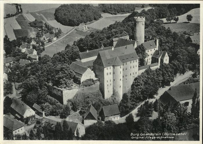Gnandstein Burg Gnandstein (Borna Land) Fliegerauf