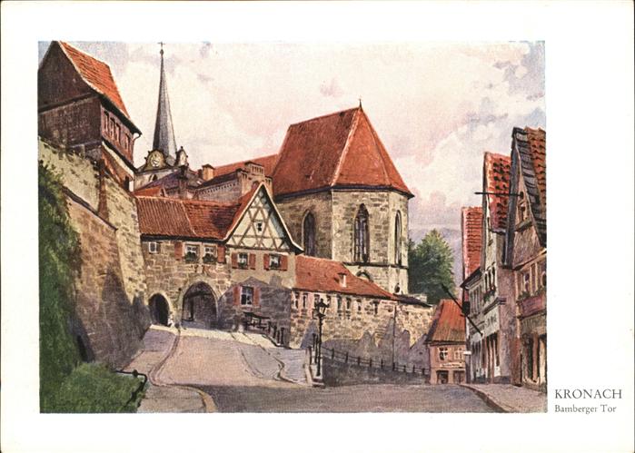 Kronach Oberfranken Bamberger Tor
