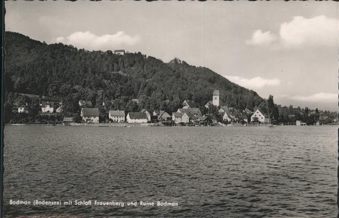 Bodman-Ludwigshafen Bodensee Schloss Frauenberg Ruine Bodma