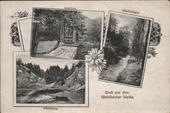 Rheinbach Reinbacher Walde Stadtanlagen Inselchen