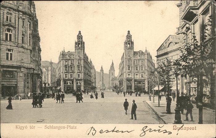 Budapest Schlangen-Platz