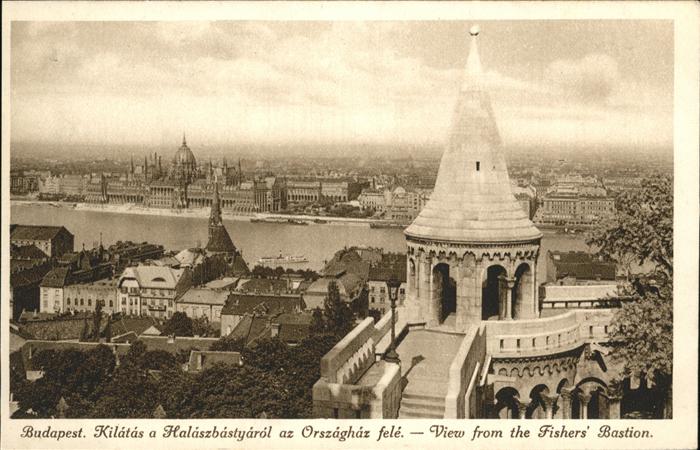 Budapest Aussicht von Fischer-Bastei