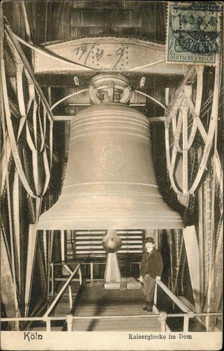 Koeln Rhein Kaiserglocke im Dom