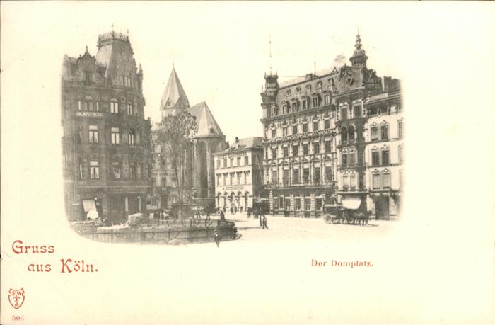 Koeln Rhein Domplatz