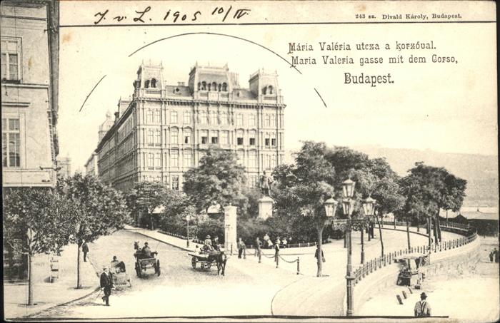 Budapest Maria Valeria Gasse Corso