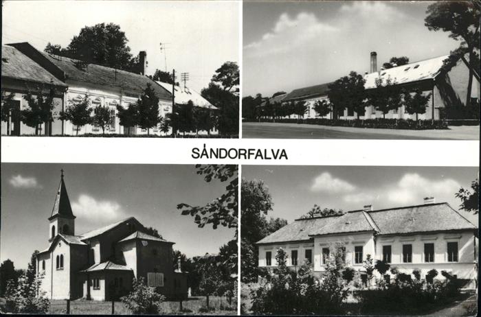 Sandorfalva Kirche Gebäude
