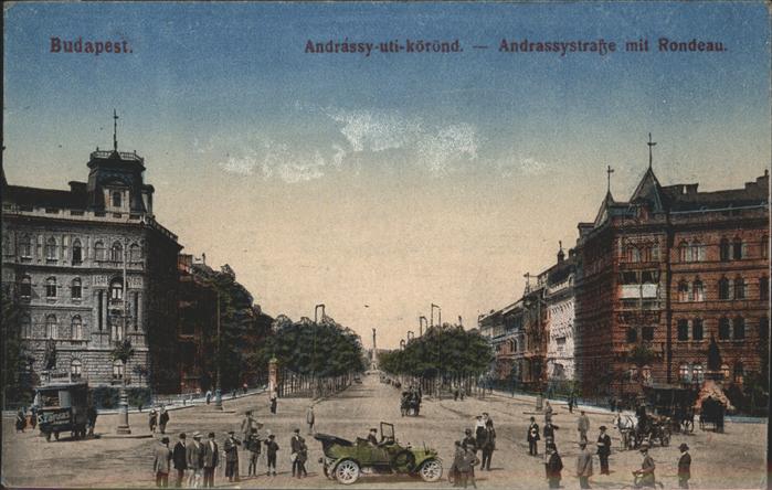 Budapest Andrassystraße Rondeau
