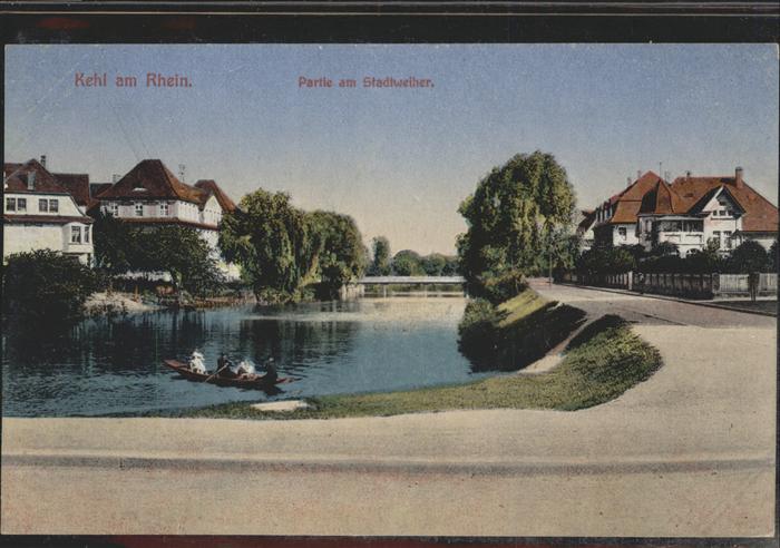 Kehl Stadtweiher Boot
