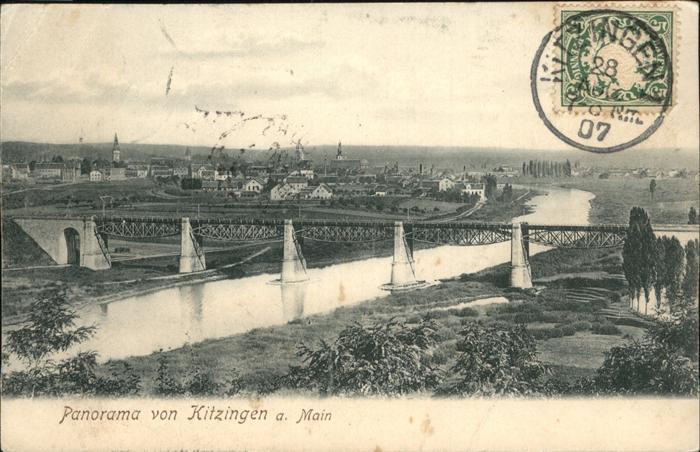 Kitzingen Main Panorama Brücke