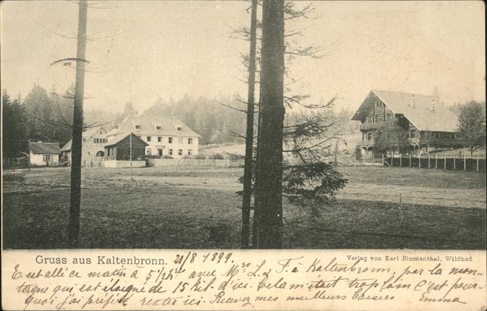 Kaltenbronn Gernsbach Teilansicht
