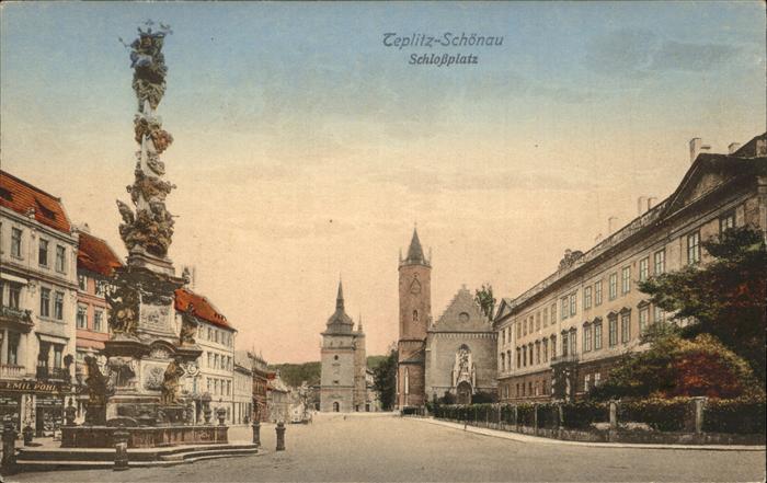 Teplice Schlossplatz