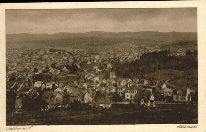 Gablonz Neisse Tschechien Teilansicht