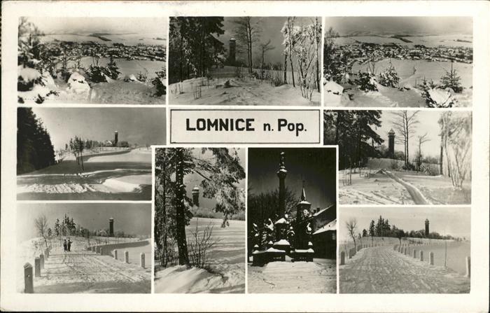 Lomnice nad Popelkou Winterimpressionen
