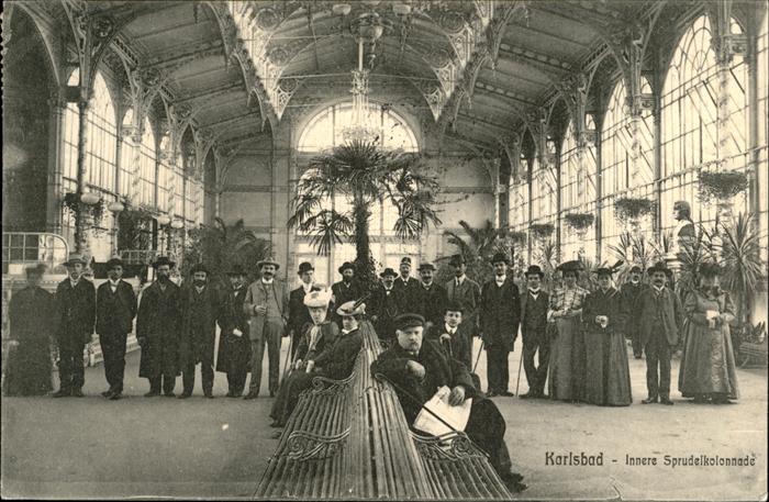 Karlsbad Eger Innere Sprudelkolonnade