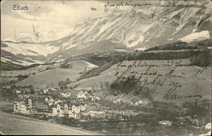 Edlach Rax
Panorama