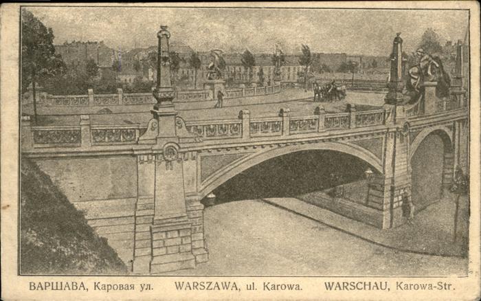 Warszawa Warschau
Karowa-Straße
Brücke