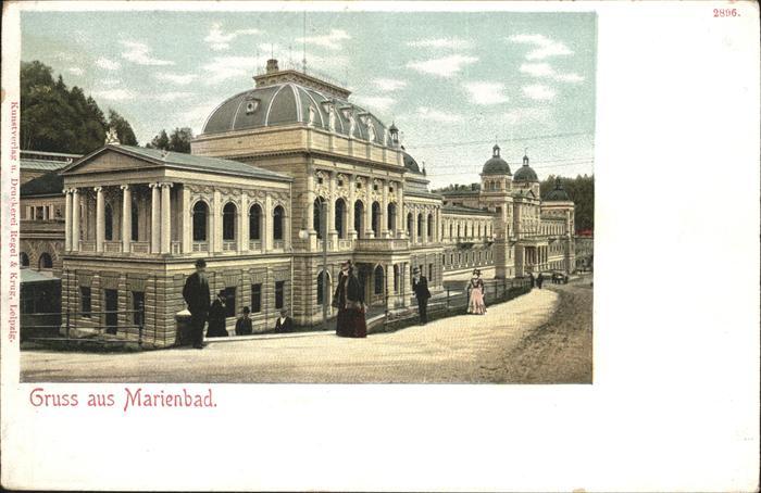 Marienbad Tschechien Boehmen Kurgebäude