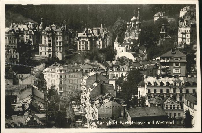 Karlsbad Eger Parkstrasse
Westend