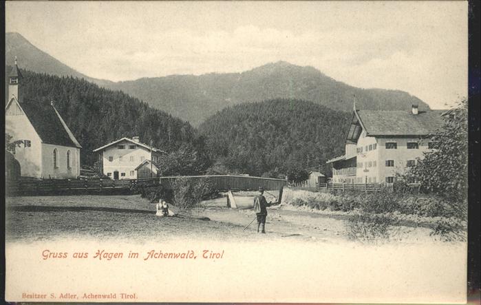 Hagen Achenwald Tirol Panorama
Brücke
