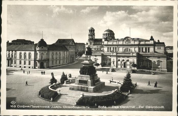 Sofia Sophia Denkmal Zar Oswobodit