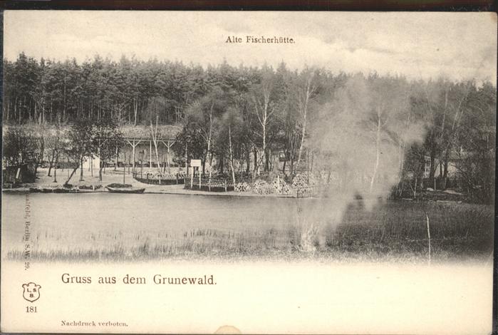 Grunewald Berlin Fischerhütte