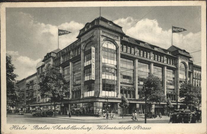 Charlottenburg Wilmersdorfer Strasse Hertie