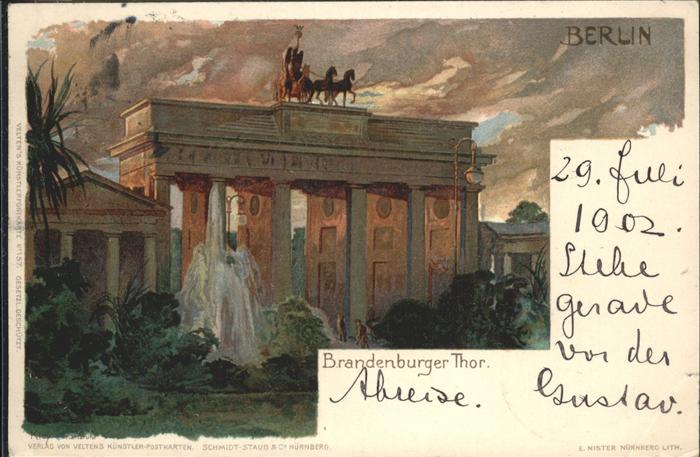 Berlin Brandenburger Tor Künstler Kley