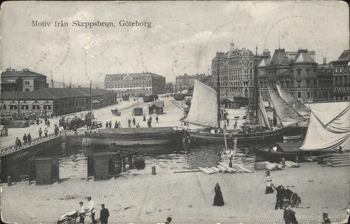 Goeteborg Skeppsbron Schiff
