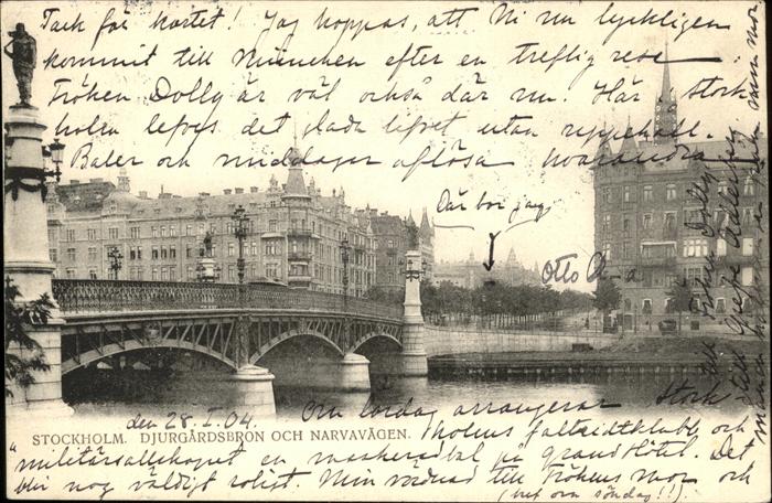 Stockholm Djurgärdsbron Brücke