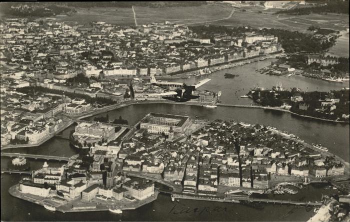 Stockholm Fliegeraufnahme