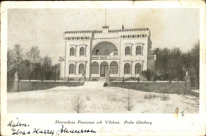 Goeteborg Slottsvikens Pensionat och Vilohem