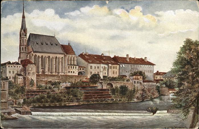 Krumau Tschechien Künstler Ernst Mittag