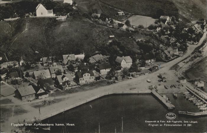 Kyrkbacken Fliegeraufnahme Schiff
