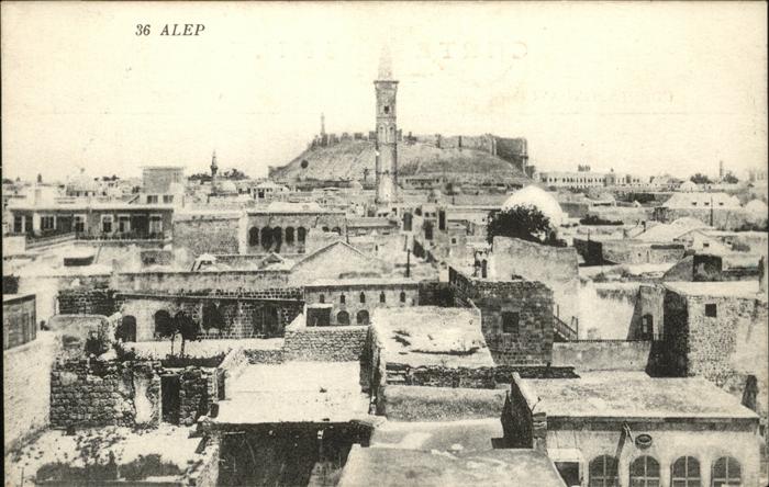 Aleppo Syria Teilansicht