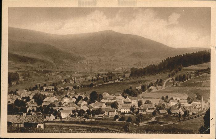 Zelezna Ruda Markt Eisenstein Panorama Böhmerwald