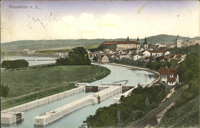 Roudnice Teilansicht Stauwehr