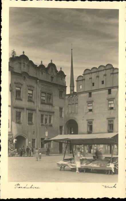 Pardubice Pardubitz Markt