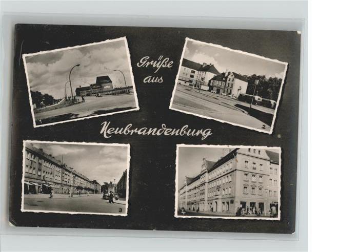 Neubrandenburg Brücke Straße der DSF Ernst-Thälmann-St