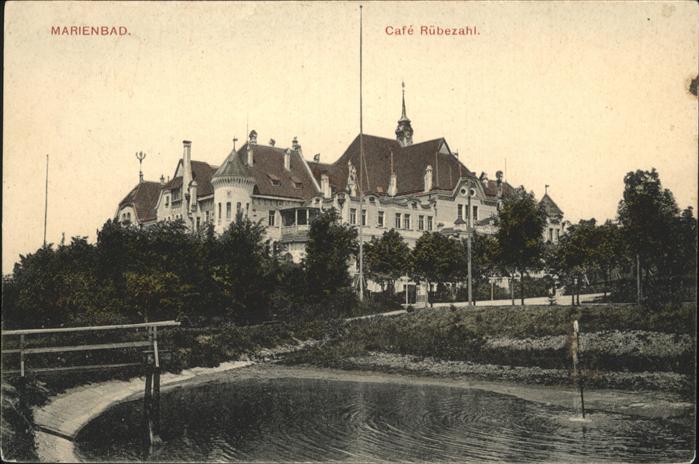 Marienbad Tschechien Boehmen Cafe Rübezahl
