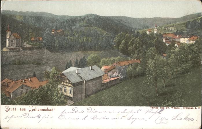Johannisbad Riesengebirge Panorama
